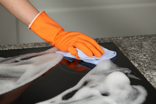 Professional turnover cleaning in a Brixton apartment between bookings