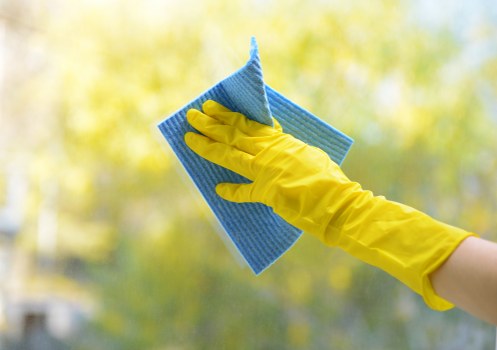 Cleaning newly refurbished kitchen and bathroom areas in Brixton