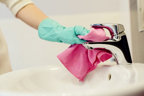 Local cleaning visit in a Brixton flat