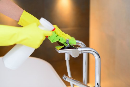Clean and clear guttering helping protect a Brixton property