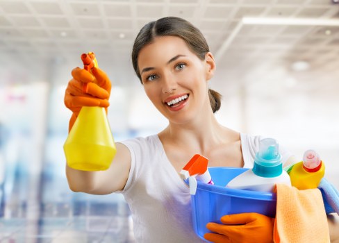 Kitchen and bathroom cleaning service in a Brixton property