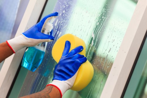 Bathroom descaling and sanitising as part of end of tenancy cleaning