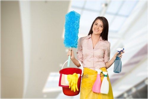 Detailed cleaning work in a Brixton property interior