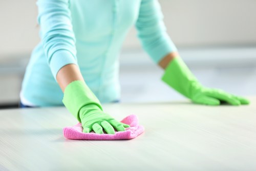 Cleaning reception and shared office areas in Brixton