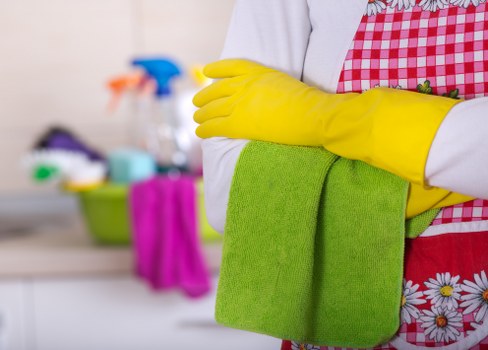 Local cleaners preparing a Brixton home for new occupants