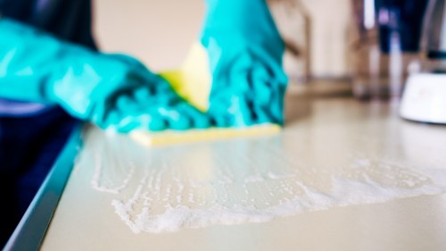 Targeted upholstery stain cleaning in Brixton